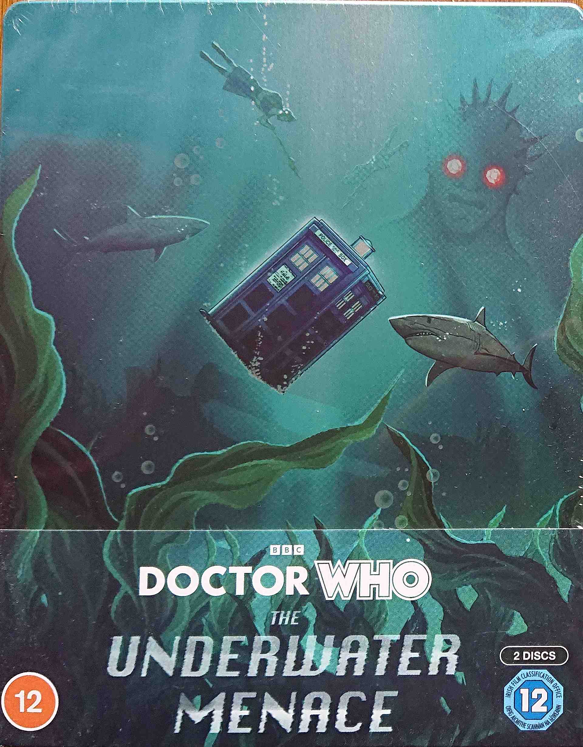 Picture of BBCBD 0578 Doctor Who - The underwater menace by artist Geoffrey Orme from the BBC records and Tapes library